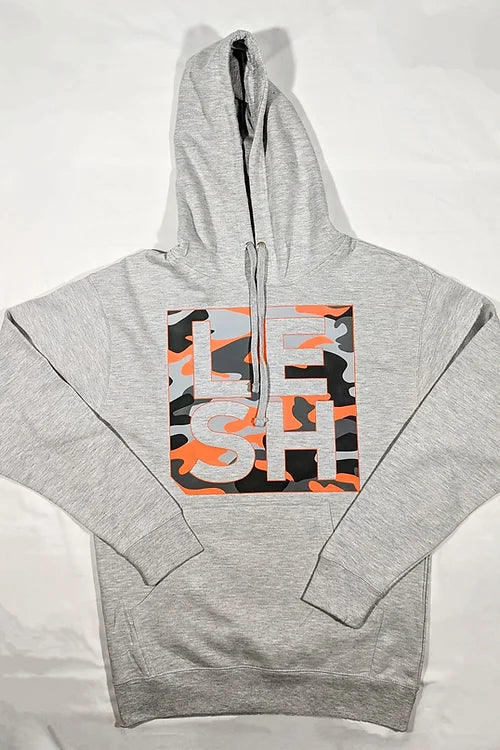 LESH Camo Orange Hoodie